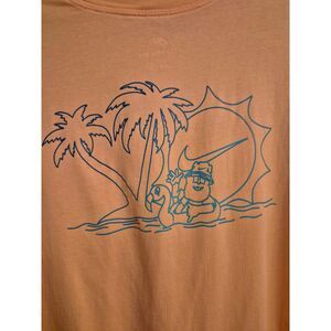Nike Size Small The Nike Tee Orange Sun Beach Palm Trees Shirt Shirt Not a Spot